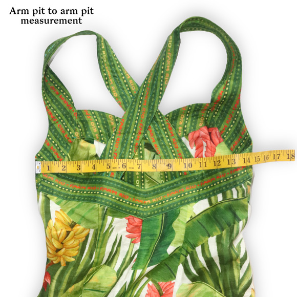 Farm Rio Floral Print Linen Voile Mini Dress Size XS NWT - Picture 5 of 8